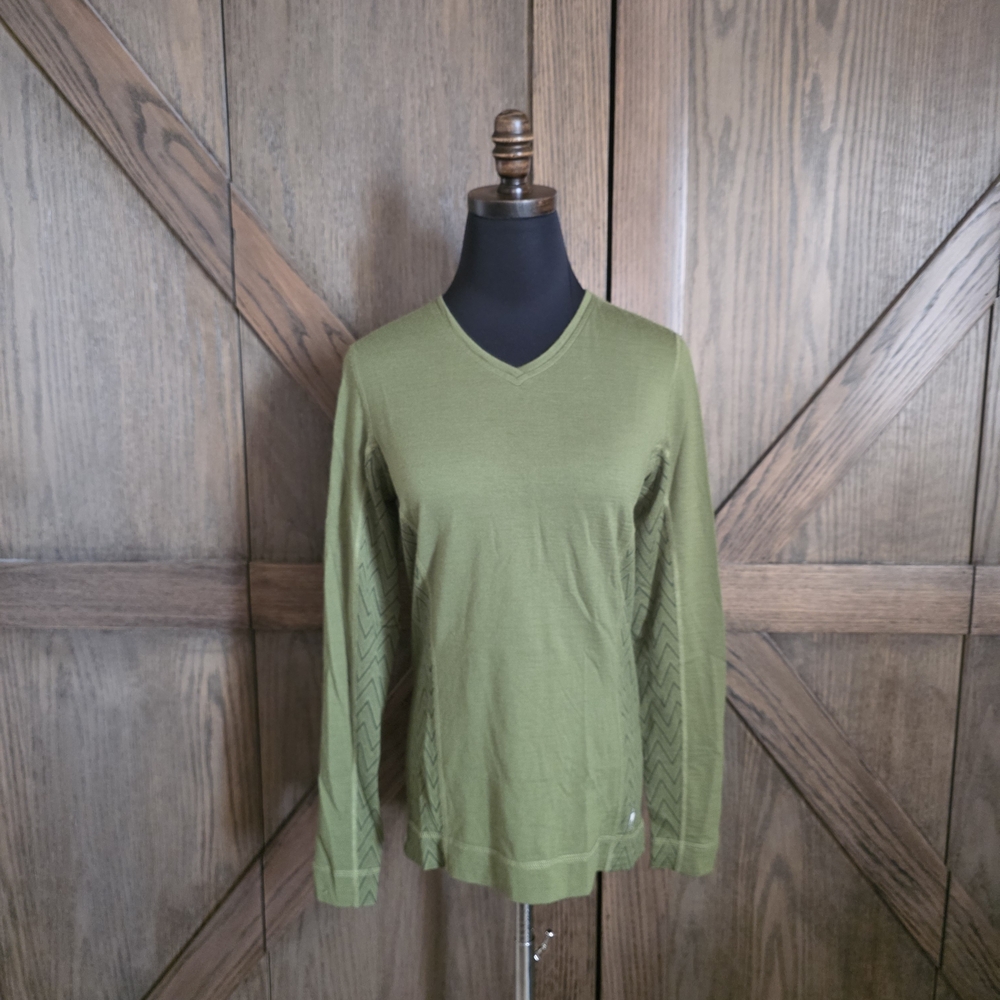 Smartwool Patterned V Neck Sweater - image 1